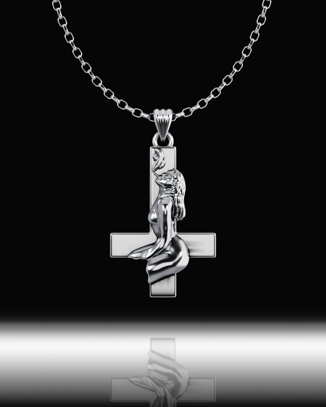 Femme Fatale Cross Pendant