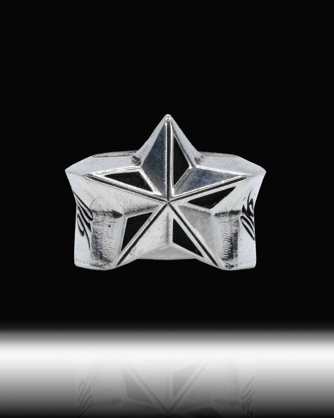 Large Futurism Star Ring