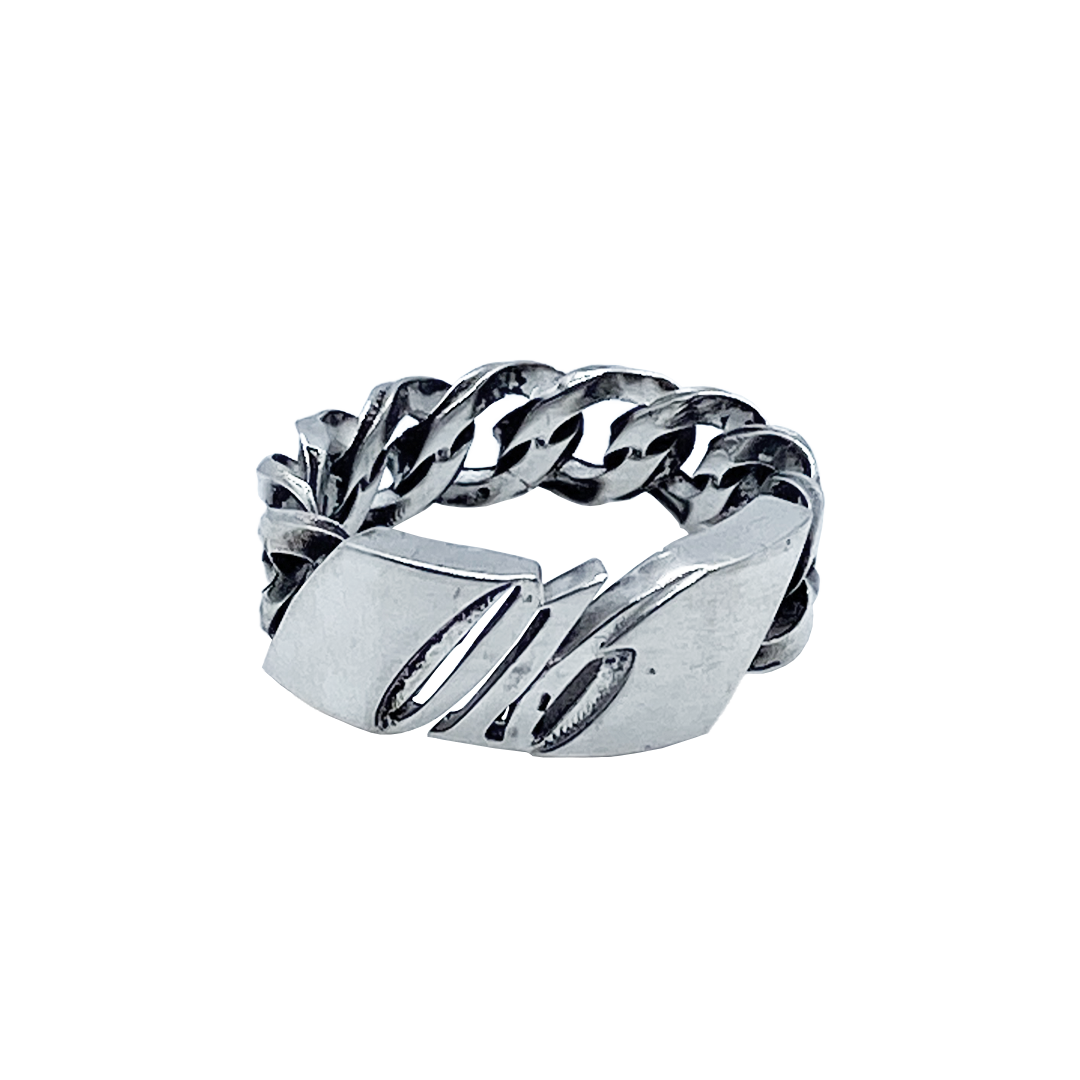 016 Sharp Cuban Link Ring